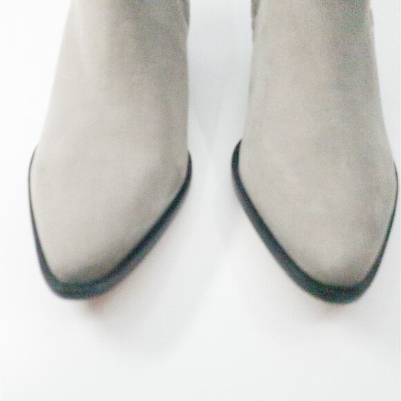 NEW Schutz Jacqueline Suede Bone Ankle Booties - Size 10.5 - Picture 8 of 10